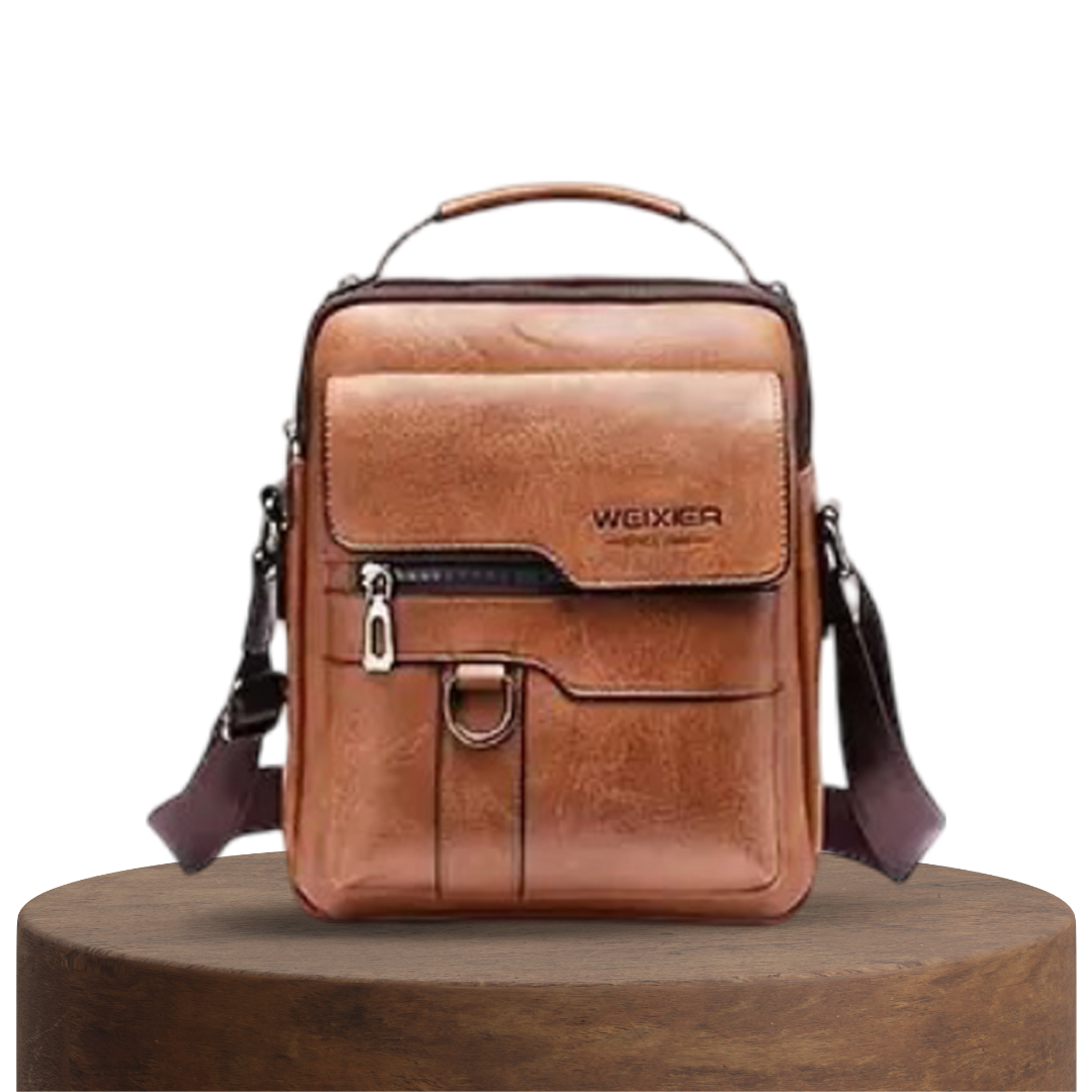 Corwin | Bolsa Mensajera Moderna de Cuero