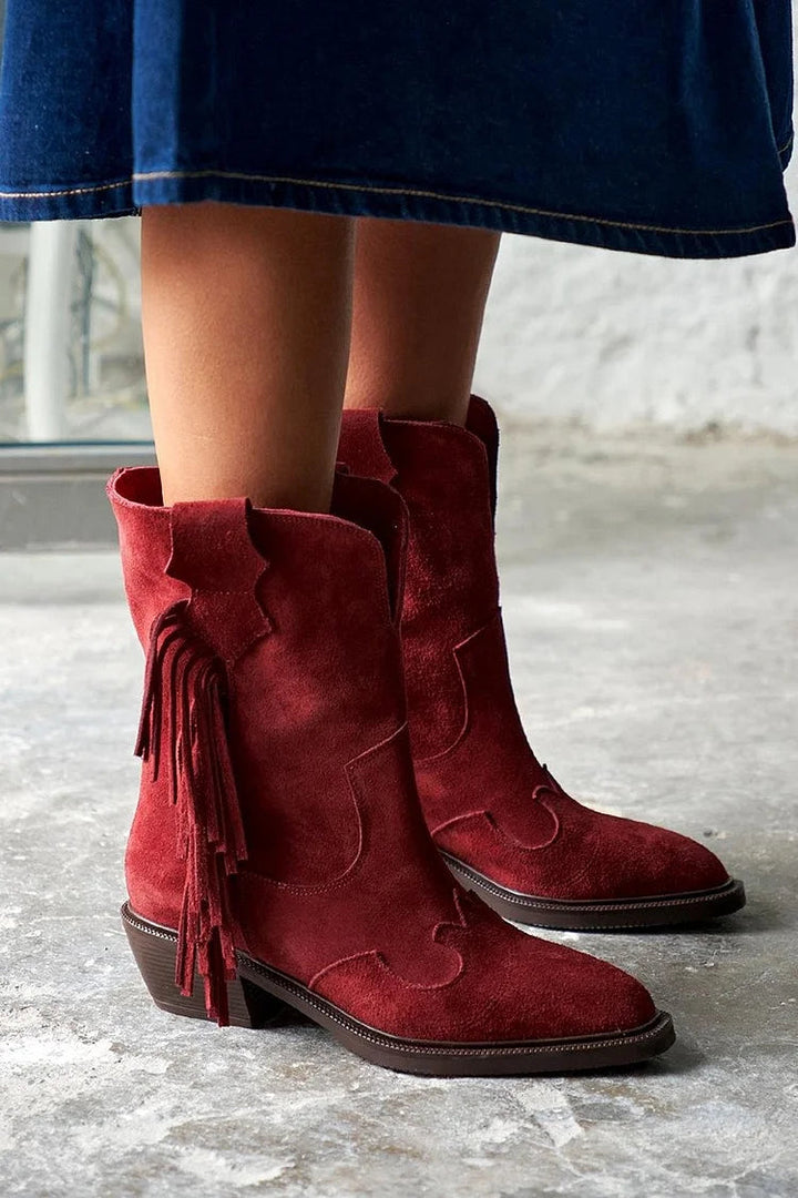 Vivian® | Botas Cortas Estilo Western