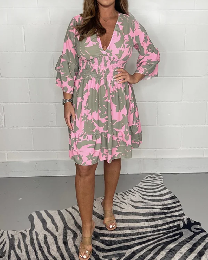 MARBELLE - VESTIDO MIDI DE VERANO ELEGANTE ROSA