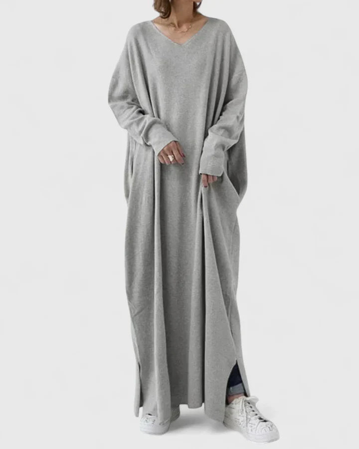 GRAZEL – VESTIDO MAXI CLÁSICO GLAMOUR