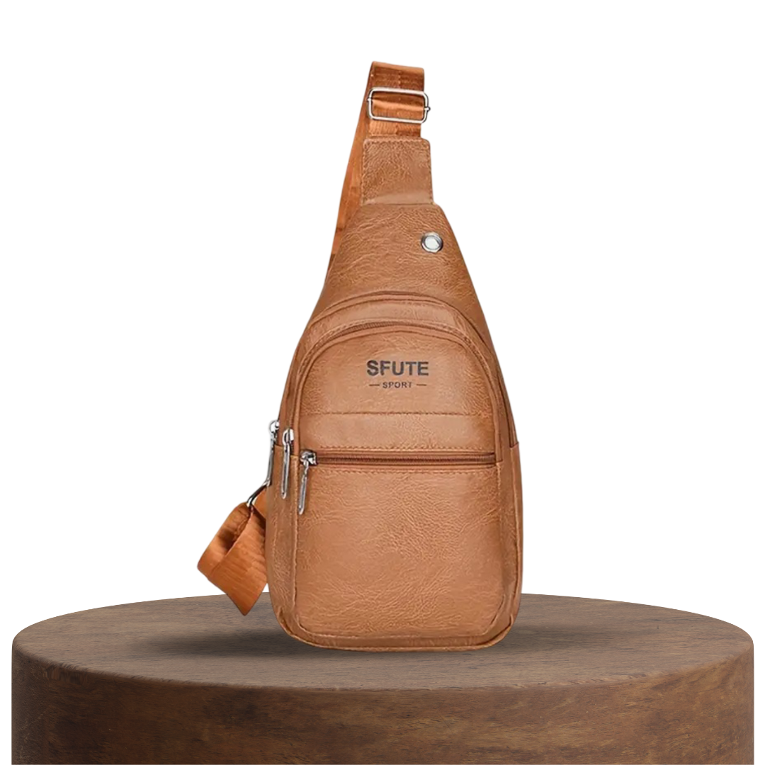 Joren | Bolsa tipo bandolera compacta con almacenamiento multi-cremallera