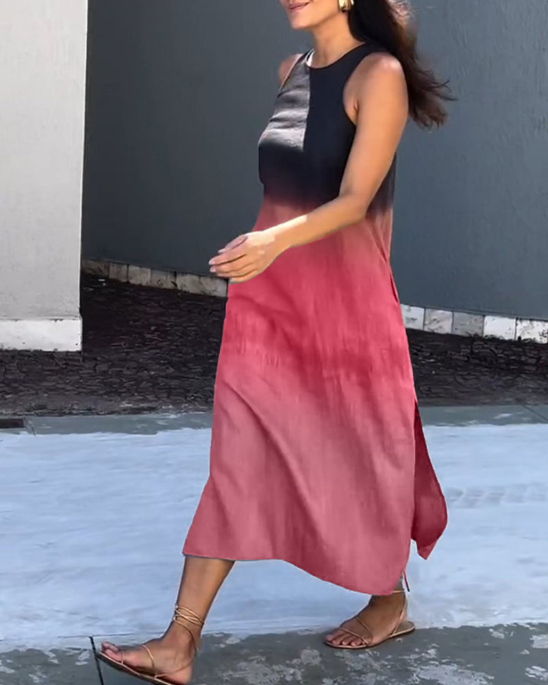 FARRAH - VESTIDO SLAY TONOS DEL ATARDECER