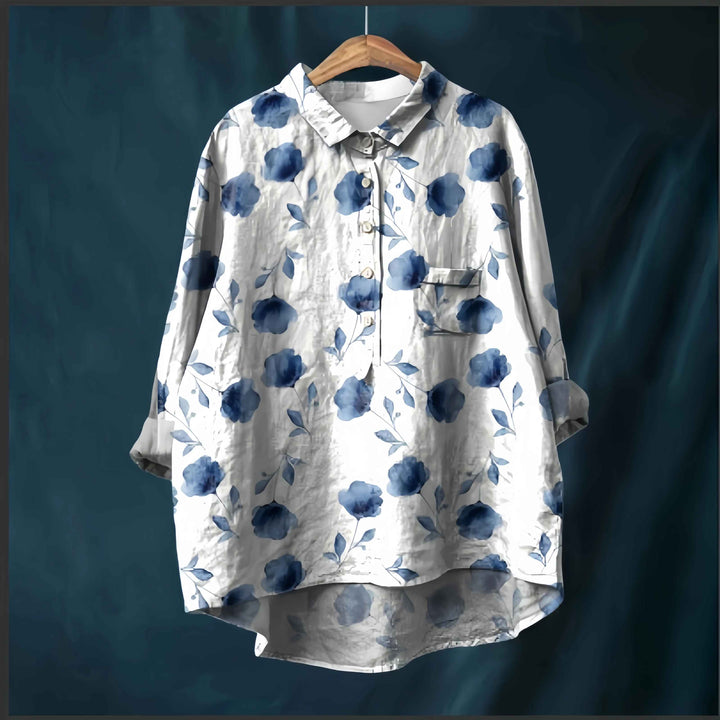 Deloris | Camisa con Estampado de Peces