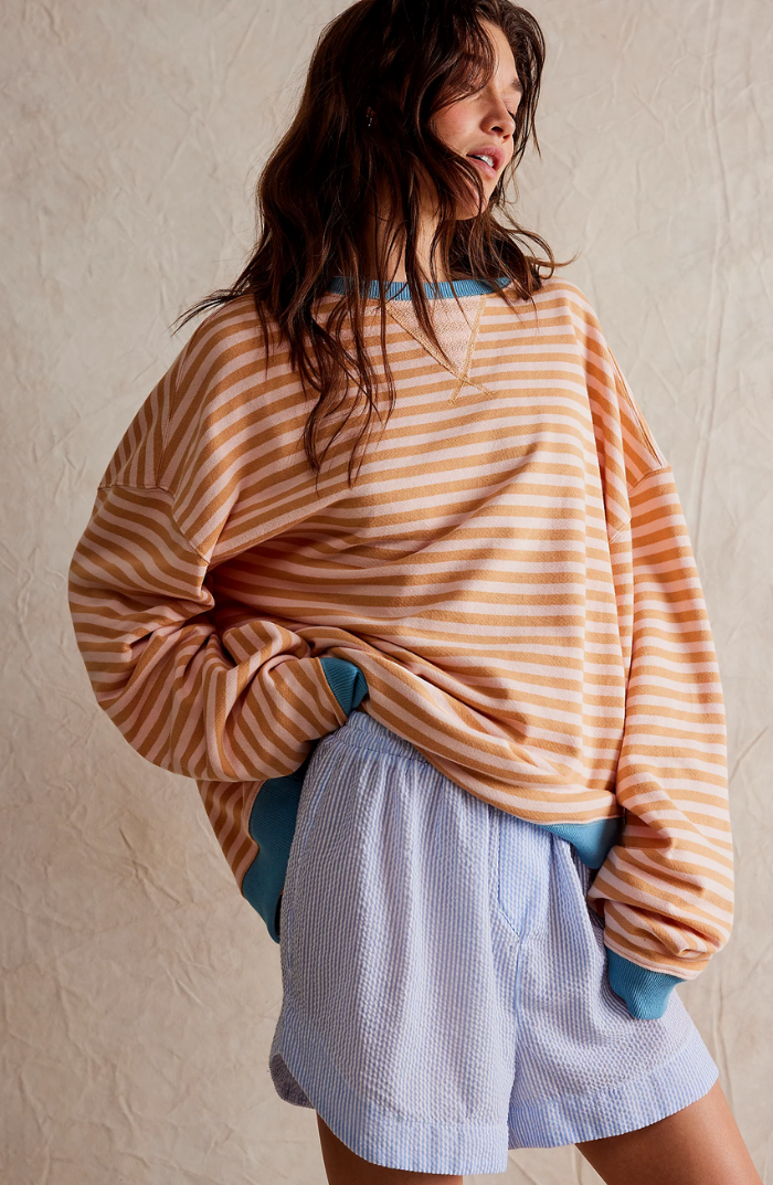 ARANZA - SUÉTER OVERSIZE A RAYAS