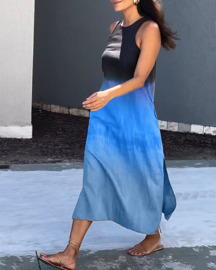 FARRAH - VESTIDO SLAY TONOS DEL ATARDECER
