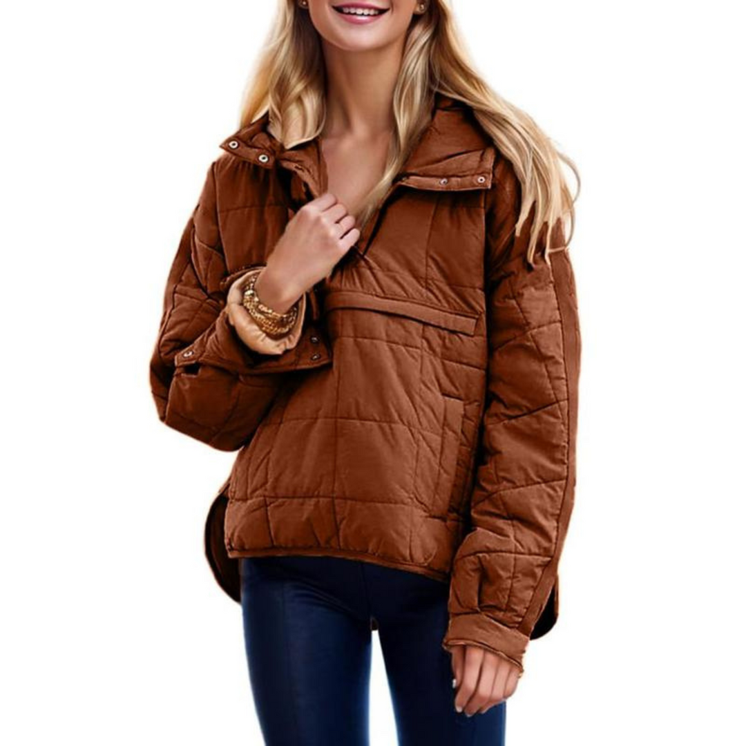 LALA – CHAQUETA OVERSIZED CON CAPUCHA SOFT EMBRACE