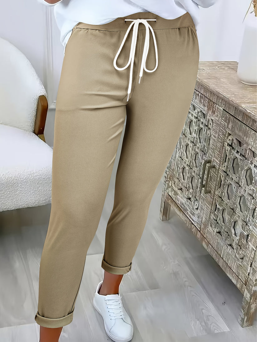 JAMIE - PANTALONES RELAJADOS CON CORDÓN