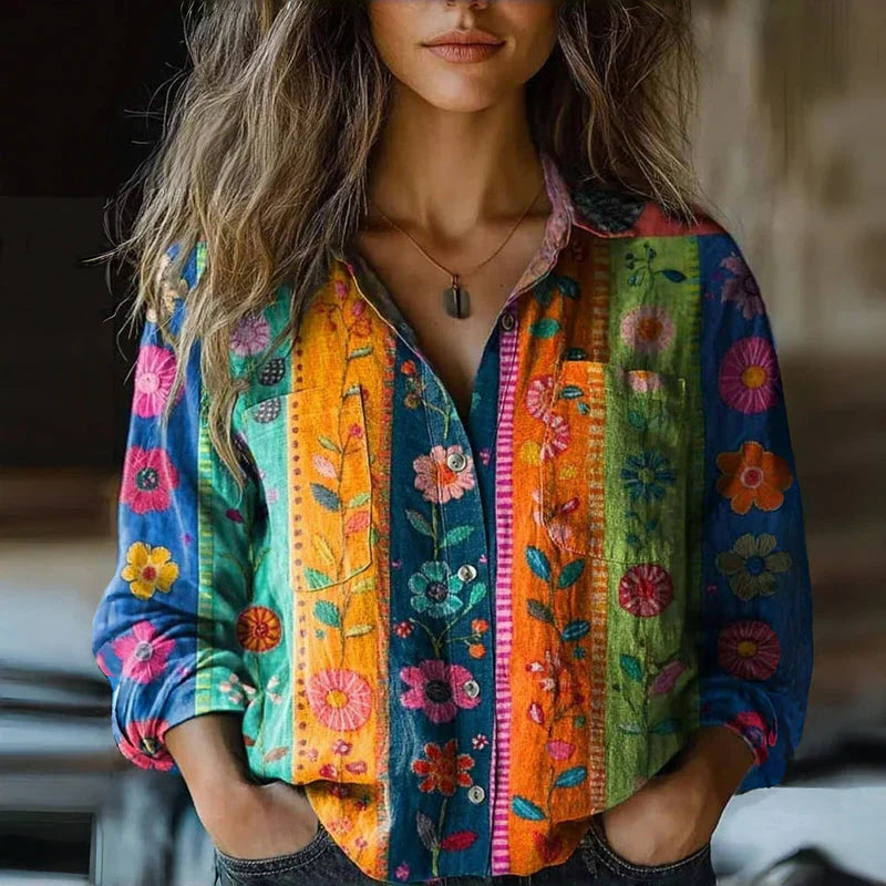 ARAE - BLUSA CLÁSICA CON ESTAMPADO