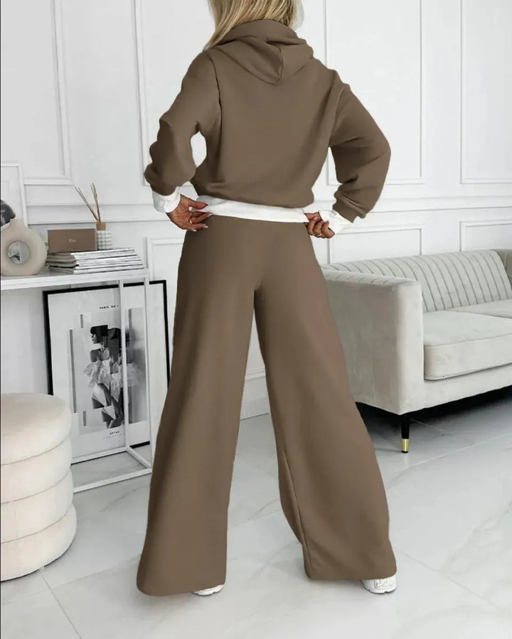 Mia™ - Conjunto Monocromático Suave, Cómodo y Cálido