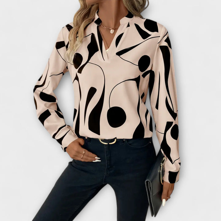 ADDISON – BLUSA DE DISEÑO SOFISTICADO