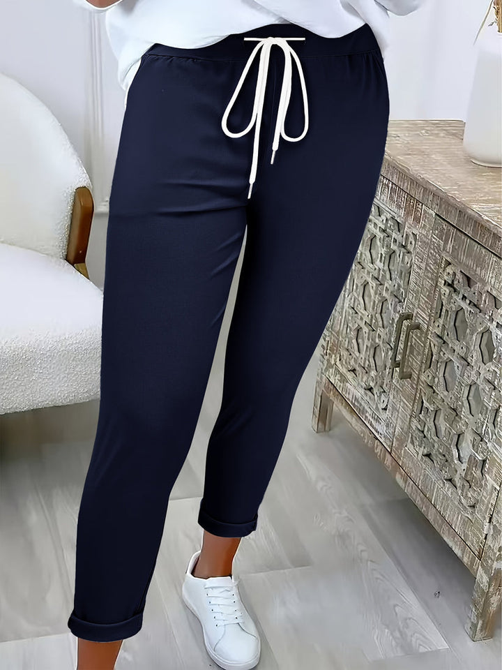 JAMIE - PANTALONES RELAJADOS CON CORDÓN