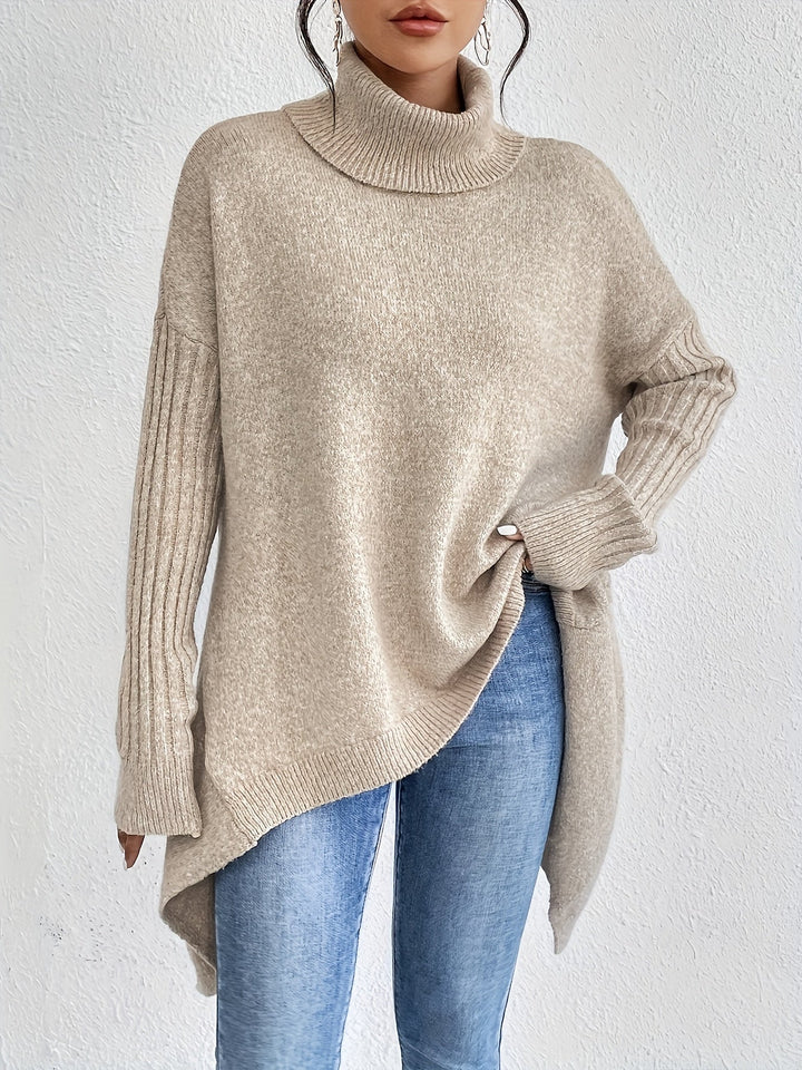 Isla | Suéter Oversized de Cuello Alto
