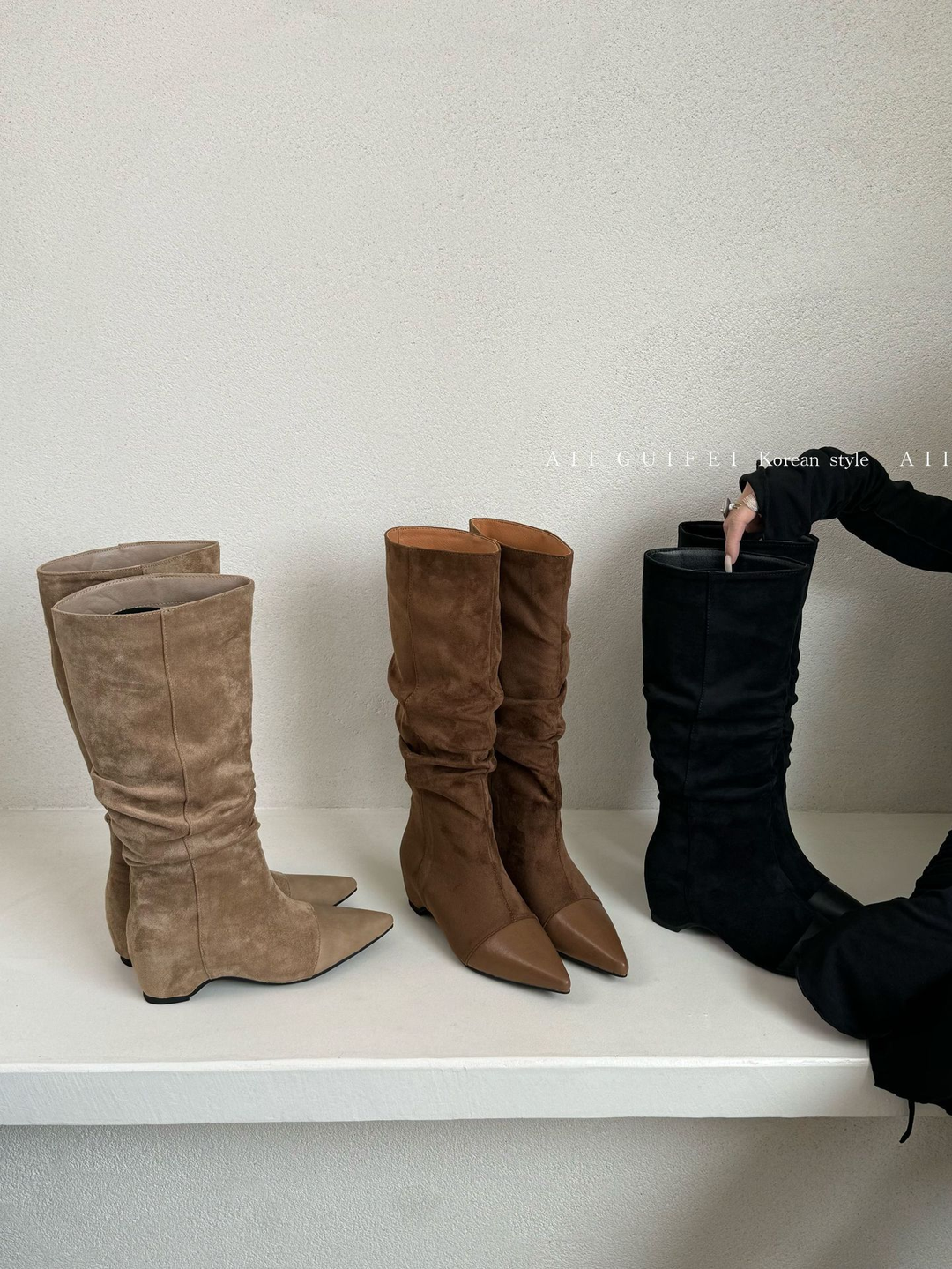 Teagan® | Botas Altas de Gamuza