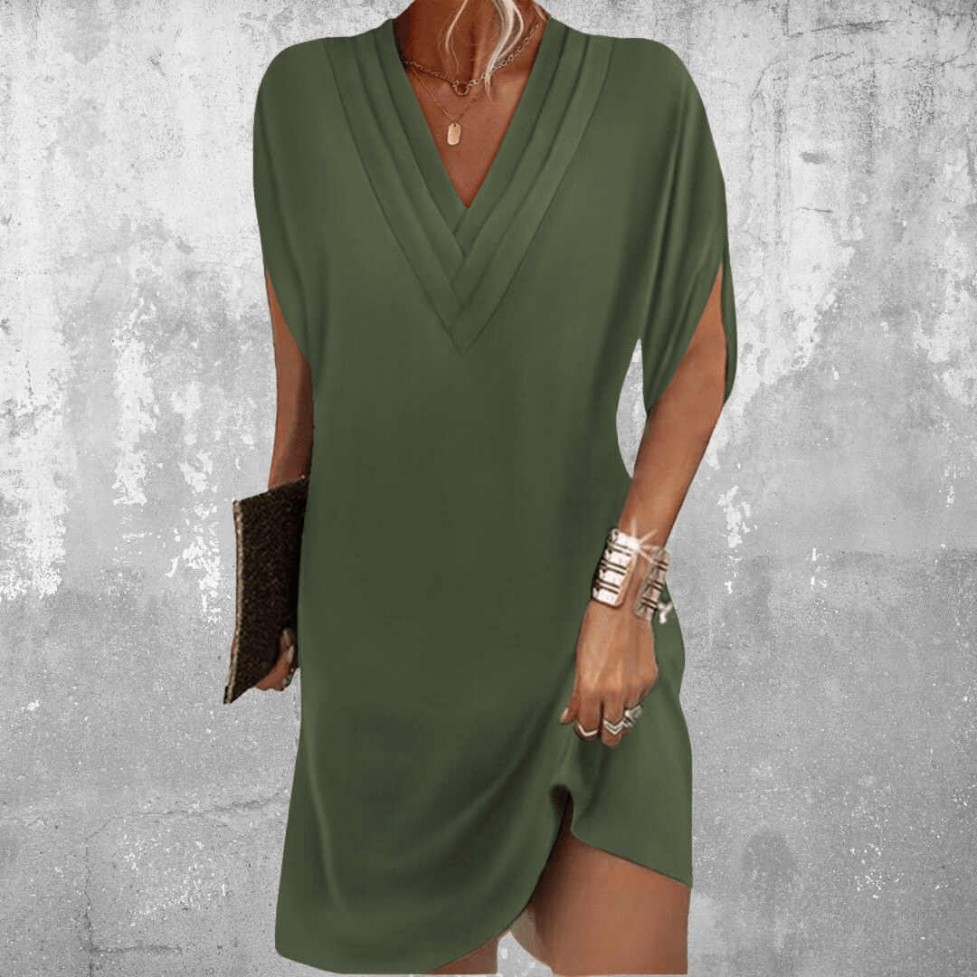 Amelia - Vestido Elegante para Cubrir el Abdomen