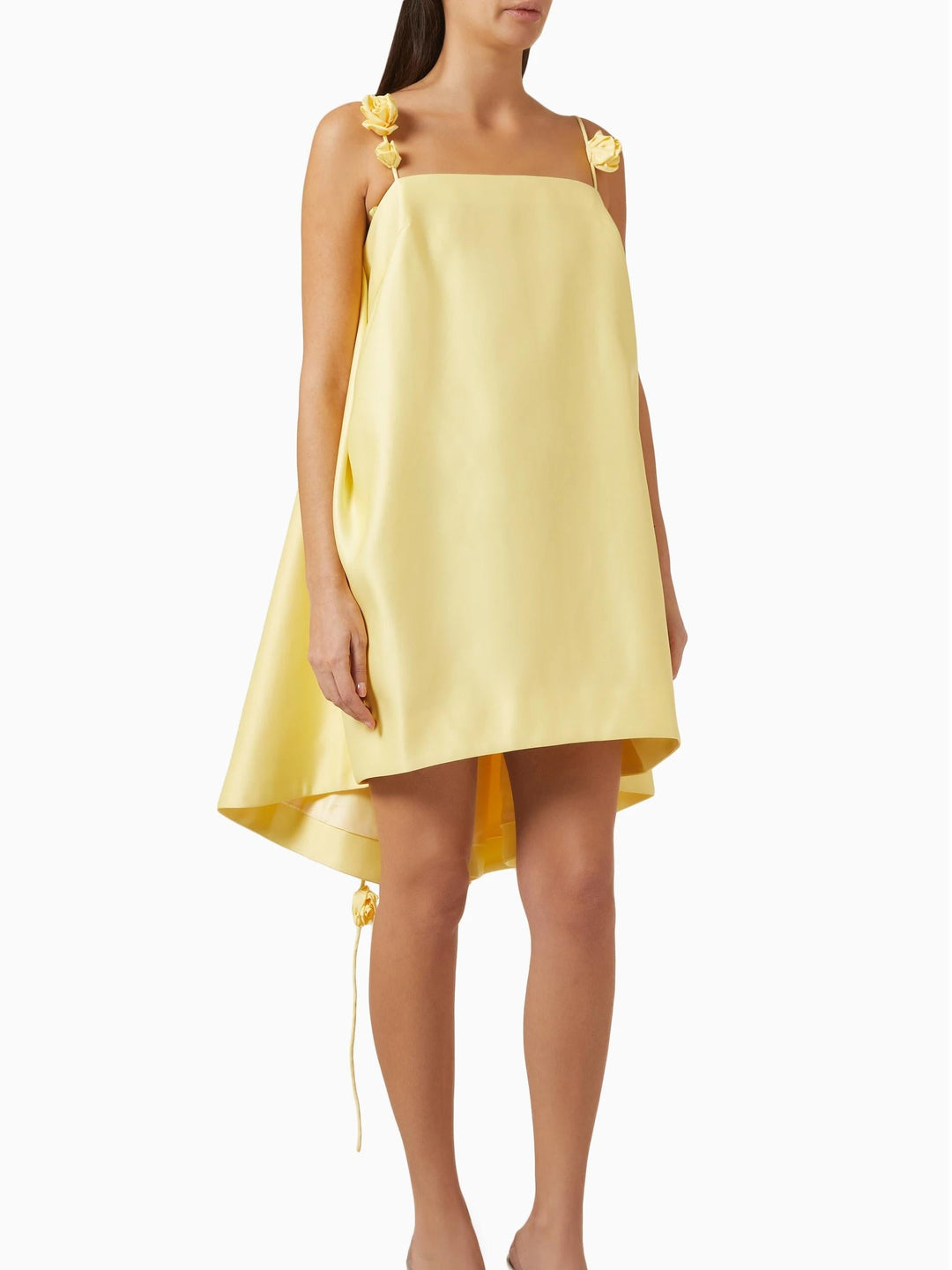 CALLIE - VESTIDO CON ESPALDA DESCUBIERTA Y ENCANTO DE ROSAS