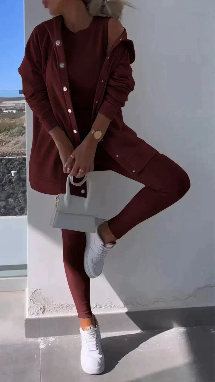 MIKAYLA - CONJUNTO ELEGANTE DE TRES PIEZAS