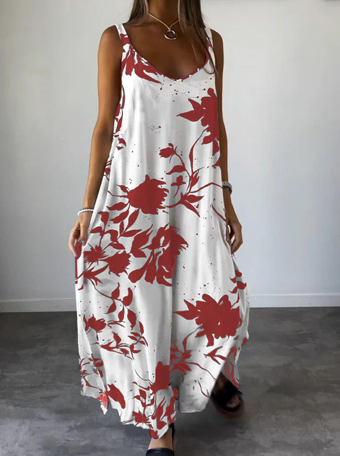 RADA - VESTIDO LENCERO ELEGANTE CON ESTAMPADO