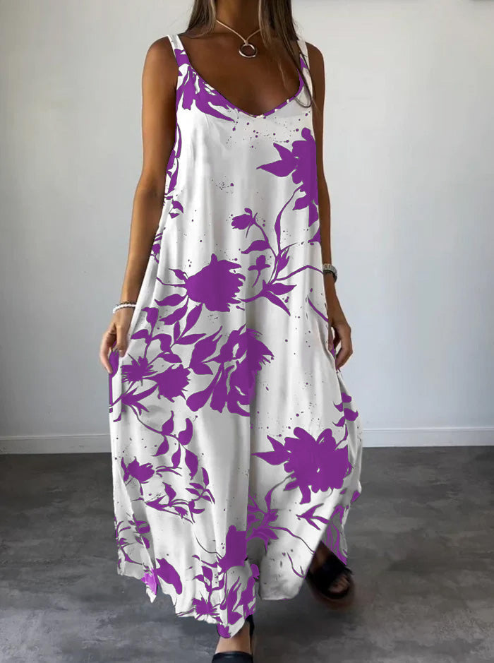 RADA - VESTIDO LENCERO ELEGANTE CON ESTAMPADO