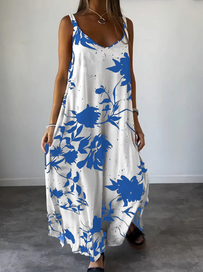 RADA - VESTIDO LENCERO ELEGANTE CON ESTAMPADO