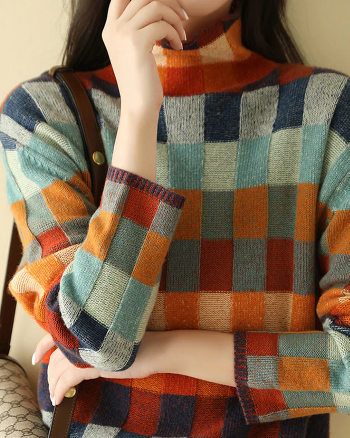 DAPHNE - SUÉTER DE ALGODÓN PATCHWORK