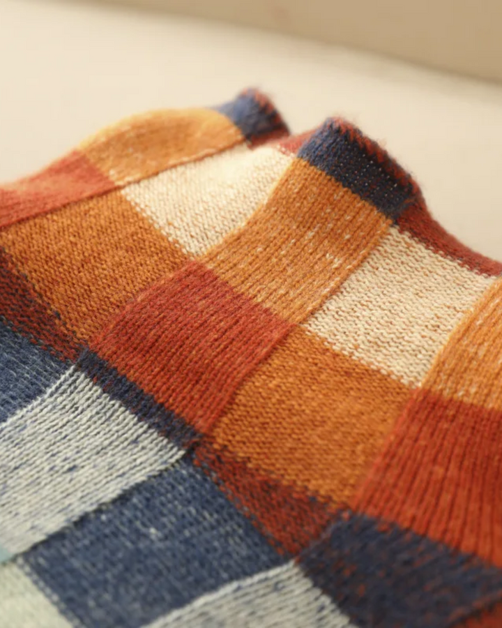 DAPHNE - SUÉTER DE ALGODÓN PATCHWORK