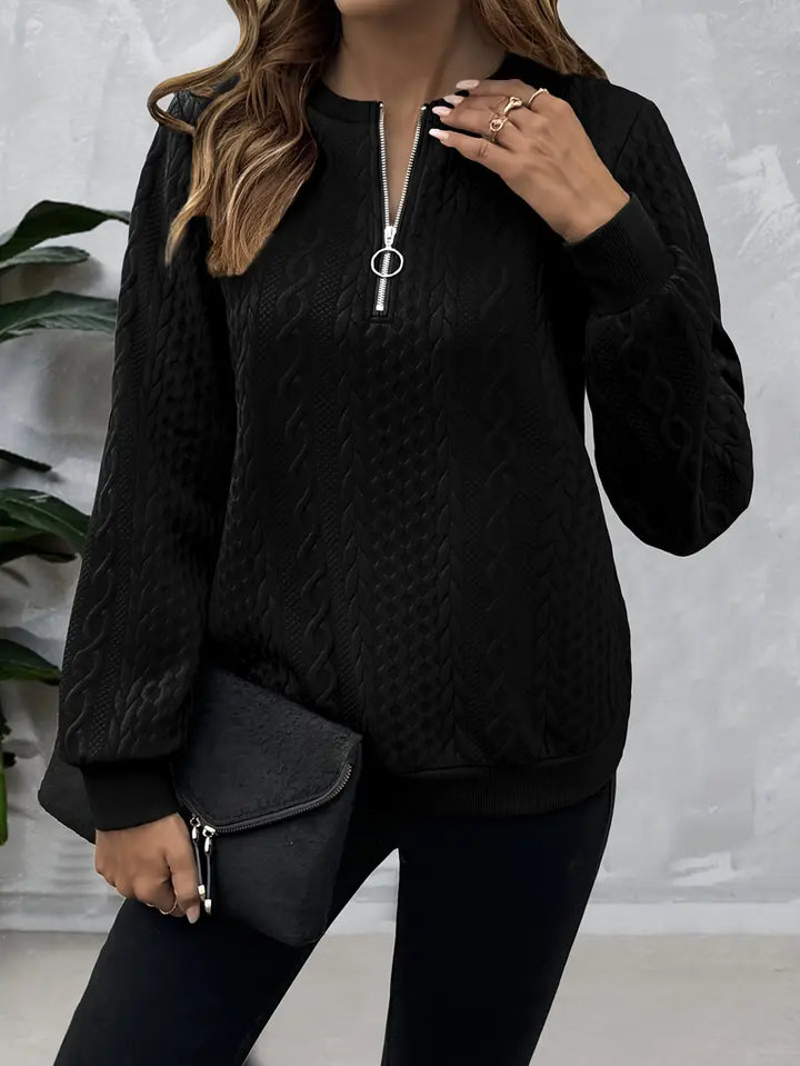Zoe™ - Suéter Elegante con Cierre para Comodidad y Estilo