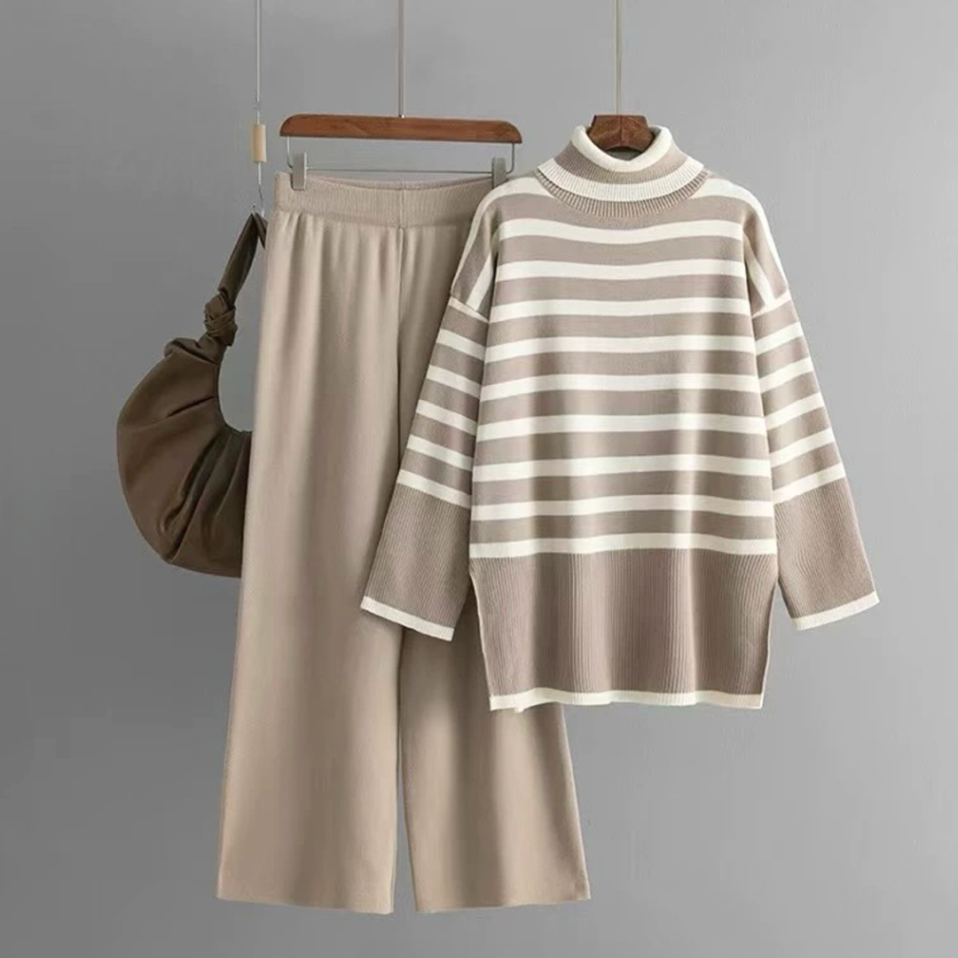 Avery™ - Conjunto de 2 Piezas con Cuello Alto y Estilo