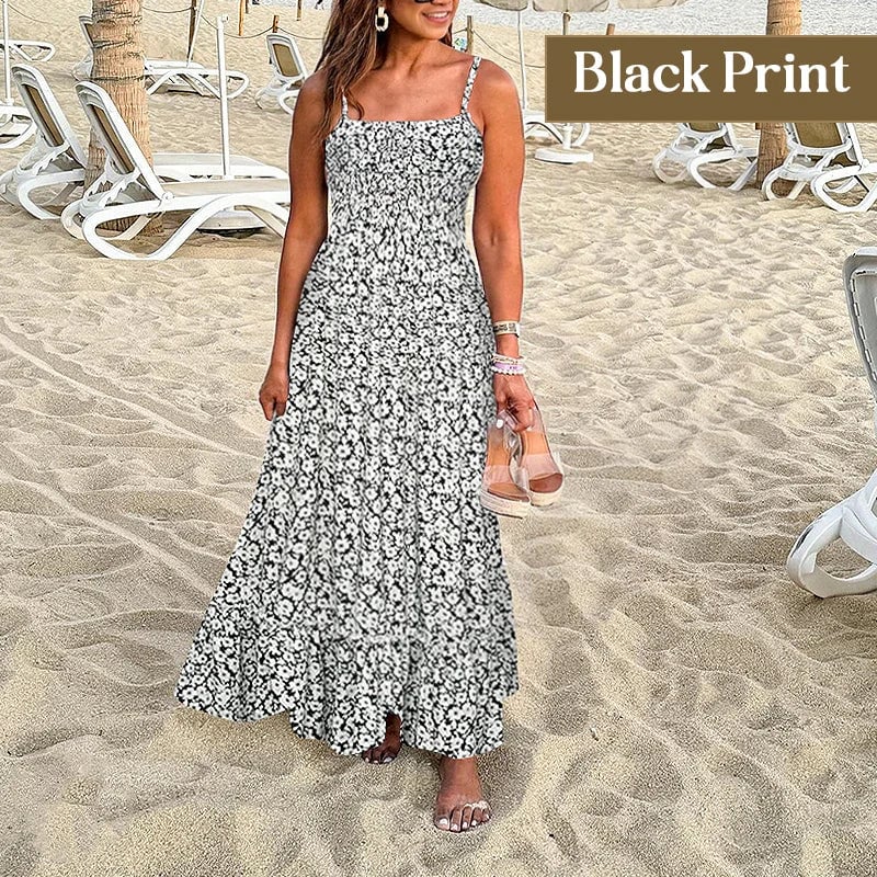 MONROE - VESTIDO MAXI CAMI FLORAL ELEGANTE