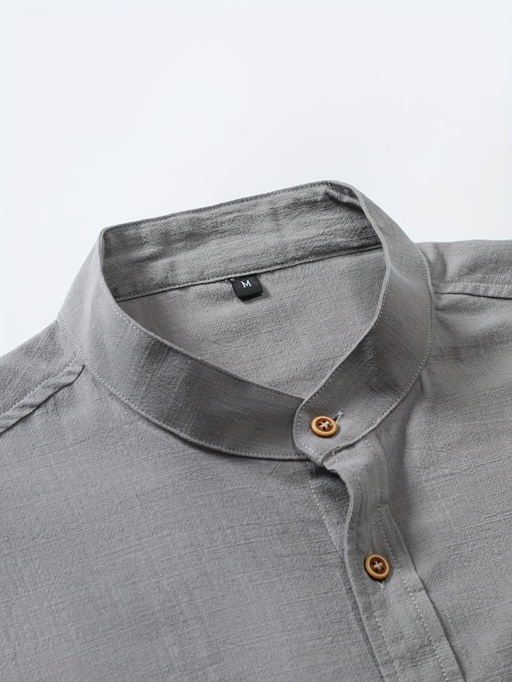 MARCO - CAMISA CLÁSICA DE ALGODÓN CON BOLSILLO