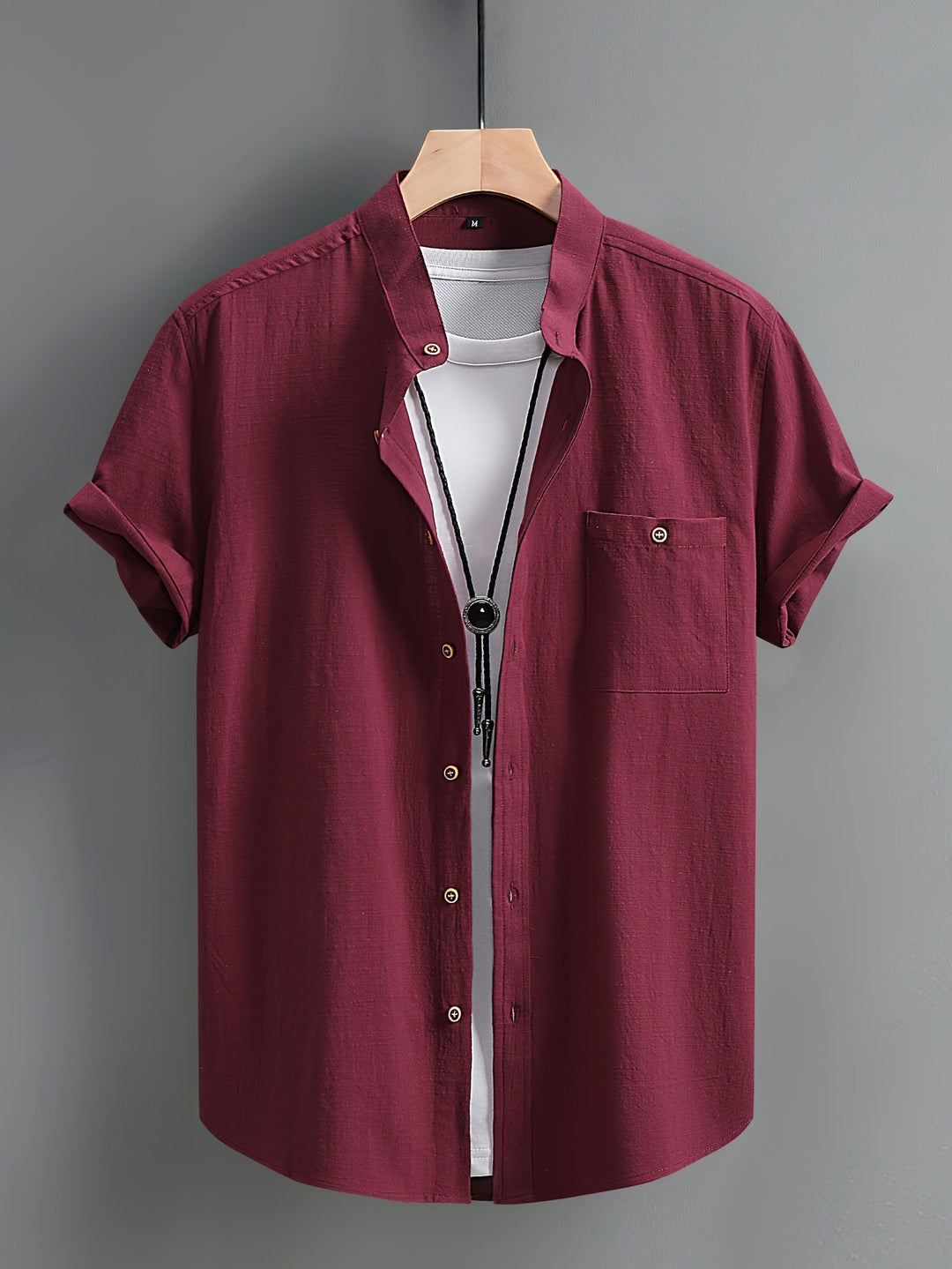 MARCO - CAMISA CLÁSICA DE ALGODÓN CON BOLSILLO