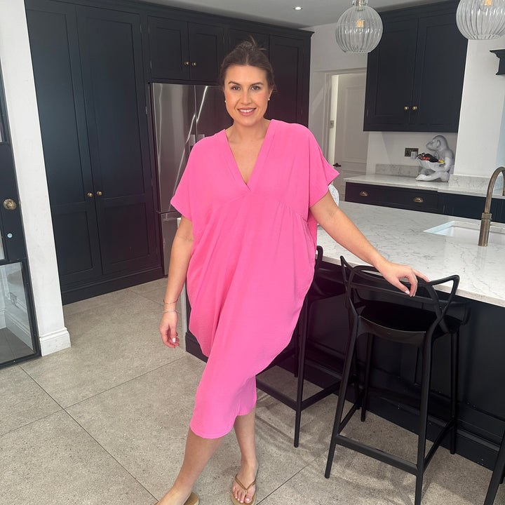 TANYA - VESTIDO MAXI CON ESCOTE EN V