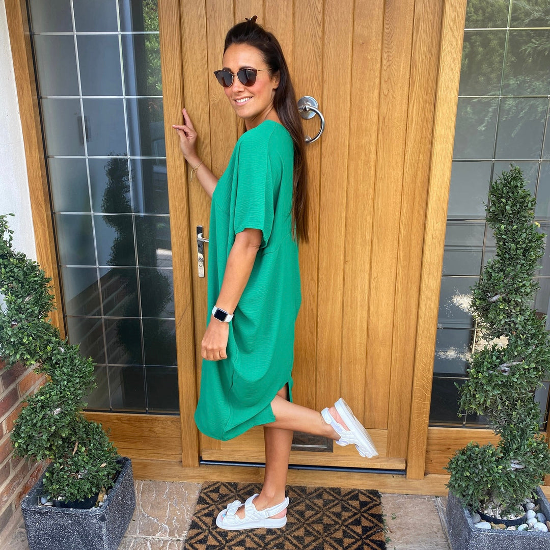 TANYA - VESTIDO MAXI CON ESCOTE EN V