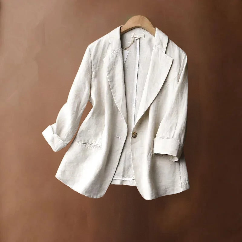 MAVIC - BLAZER MODERNO DE LINO