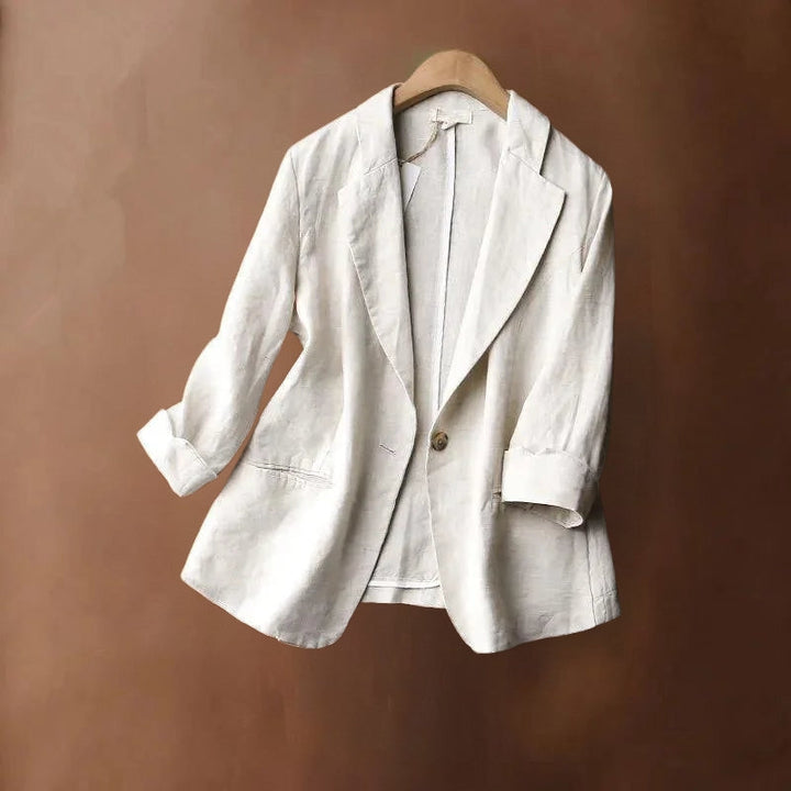 MAVIC - BLAZER MODERNO DE LINO