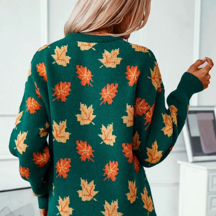 Sophia™ - Suéter Estilo Hoja Cómodo