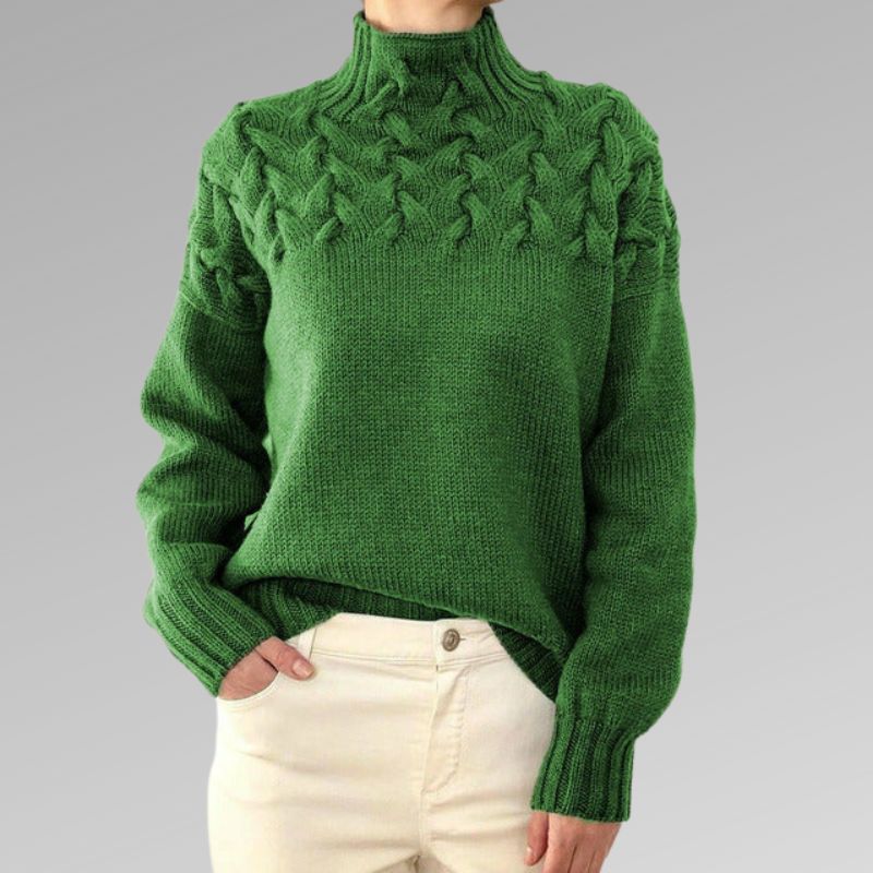 Madison™ - Suéter Elegante de Cuello Alto