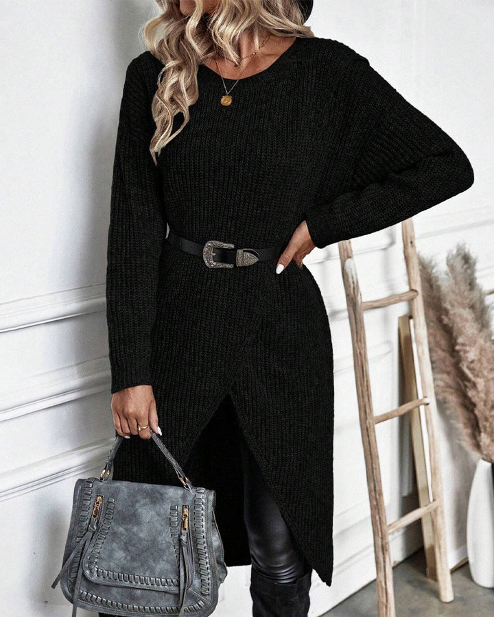 Addison™ - Vestido Suéter de Estilo Irregular