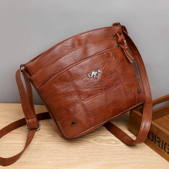 BEVERLY - BOLSA DE CUERO DE DISEÑO SIGNATURE