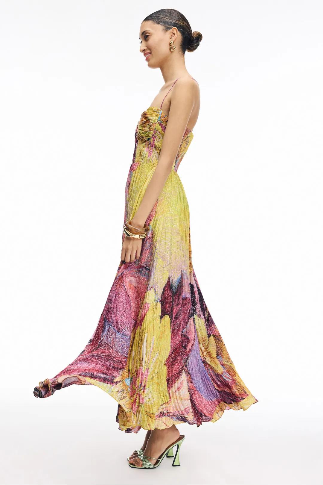 CHIQUI - VESTIDO MAXI MULTITONO ISLA