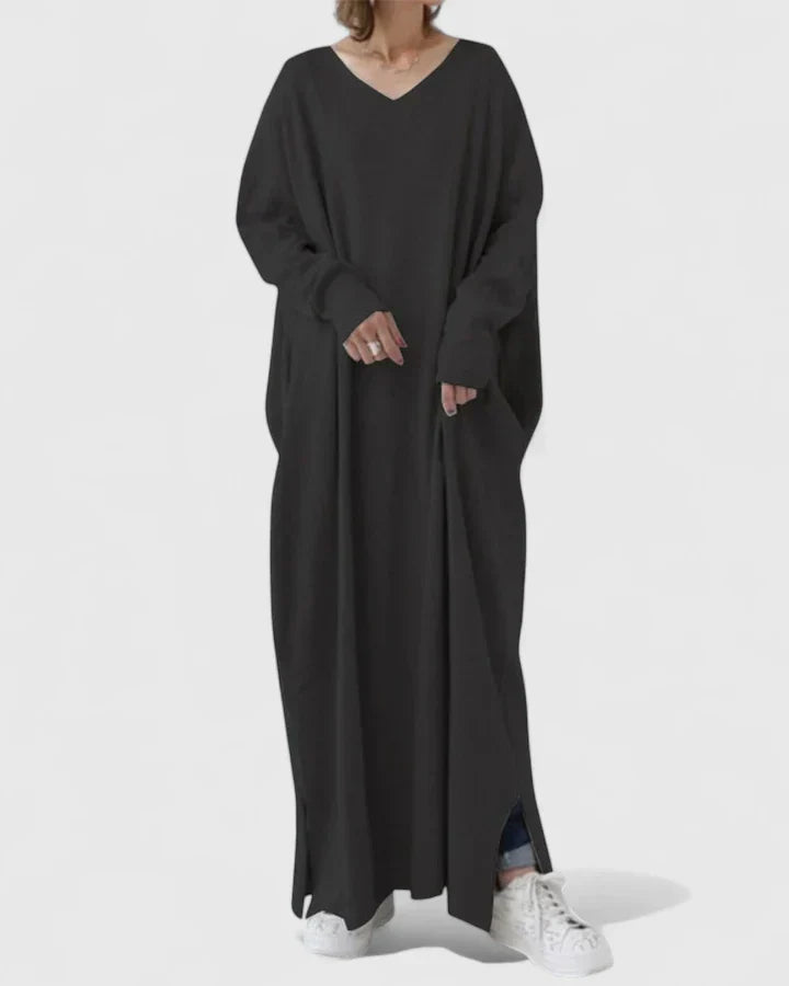 GRAZEL – VESTIDO MAXI CLÁSICO GLAMOUR