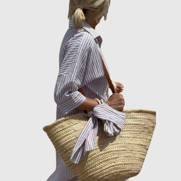 Engel - Camisa a rayas teñida para un look elegante
