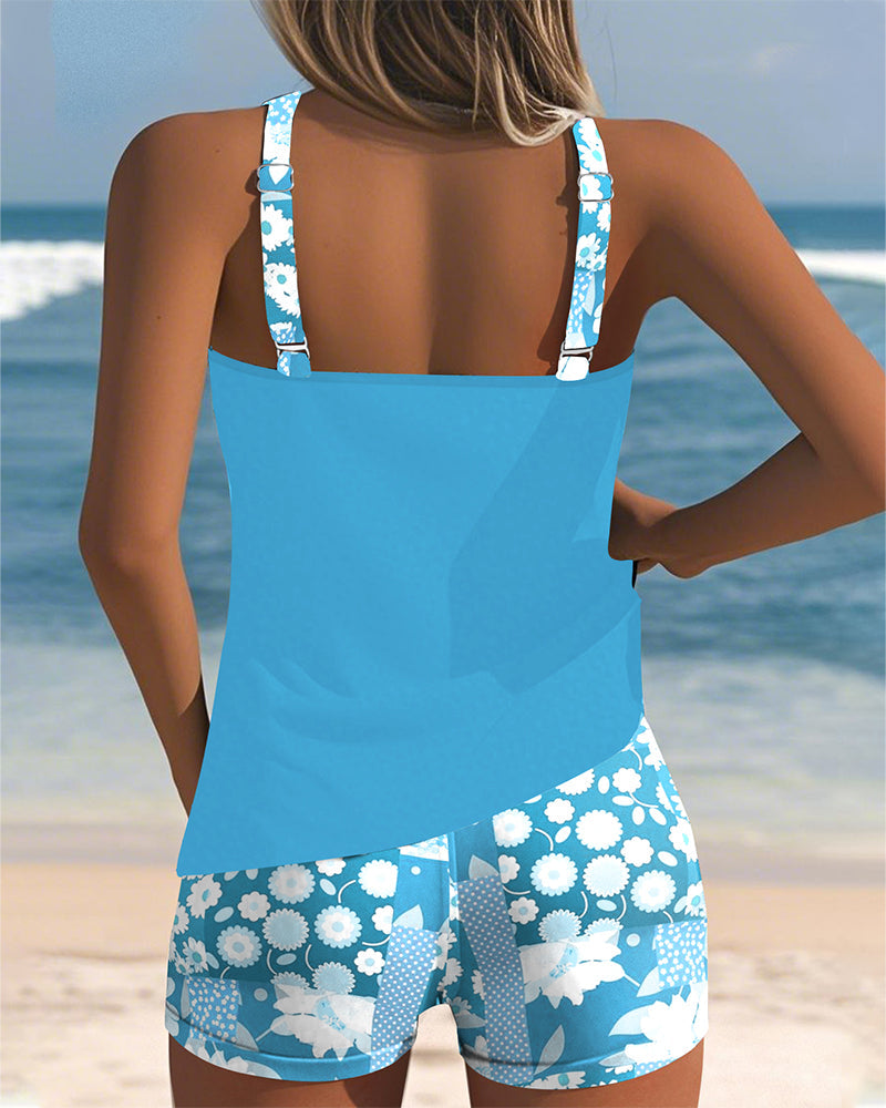 OZEANNA - ESTILO FLORAL DE PLAYA EN DOS PIEZAS