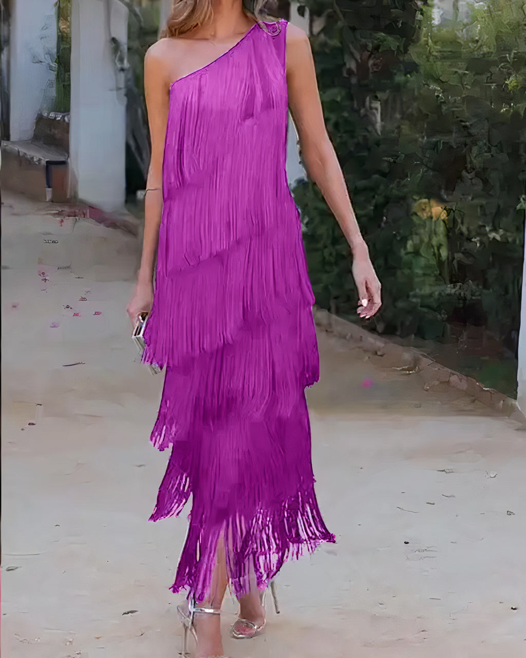 AVIV - VESTIDO DE HOMBRO MEDIO