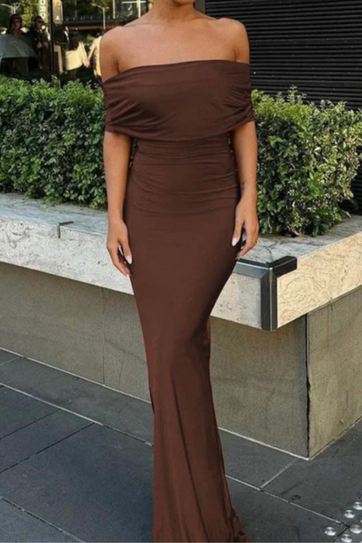 HERLENE - VESTIDO AJUSTADO DE UN HOMBRO