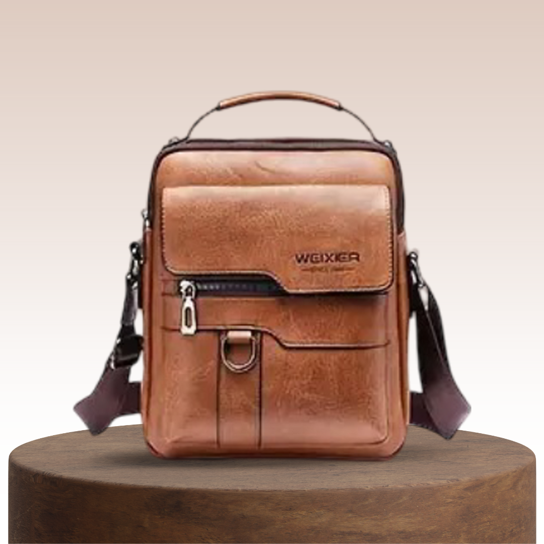 Corwin | Bolsa Mensajera Moderna de Cuero