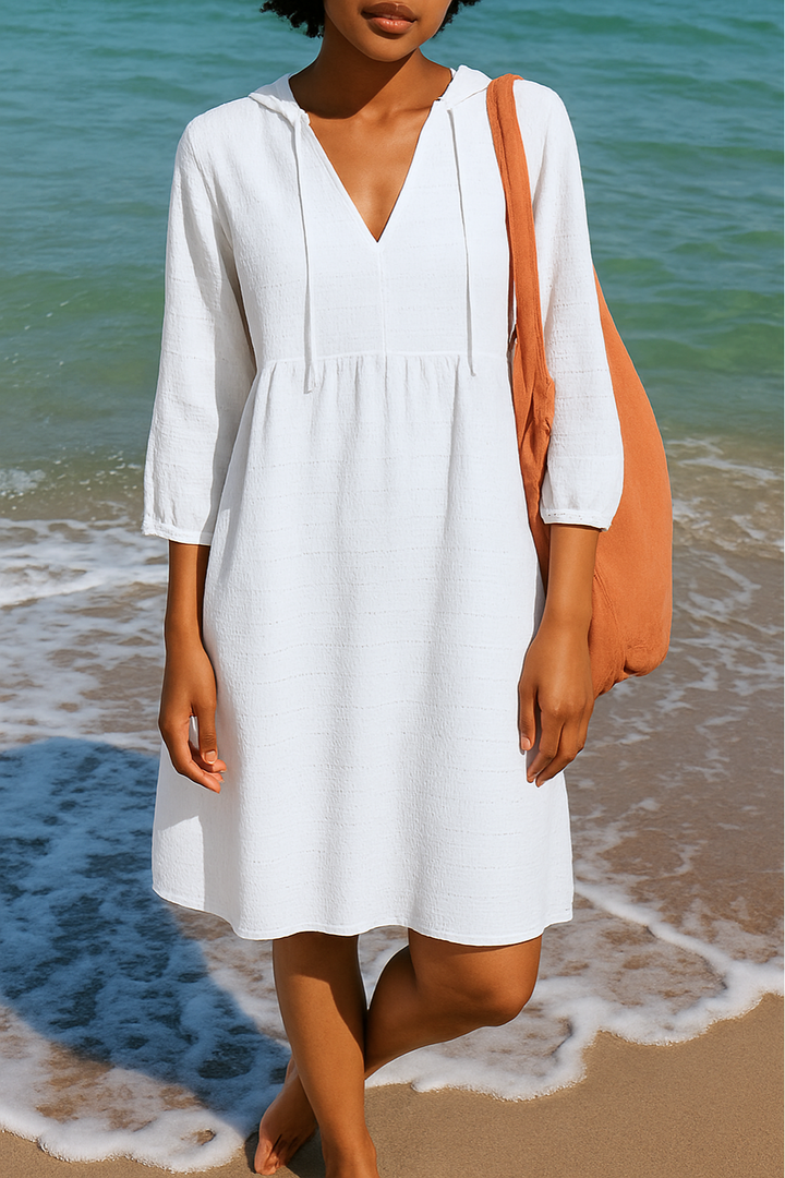 CASSIE - VESTIDO CLÁSICO DE LINO