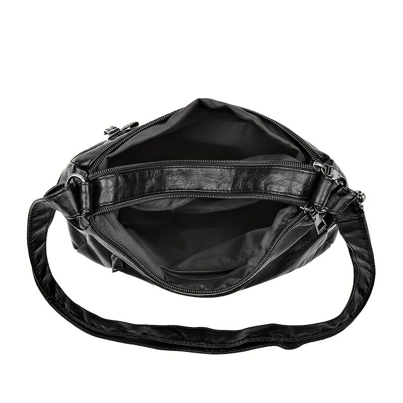 RACHEL - BOLSO CRUZADO DE CUERO ANTIRROBO