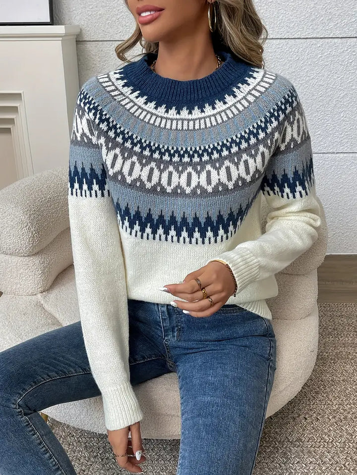WENDY - SUÉTER GEOMÉTRICO