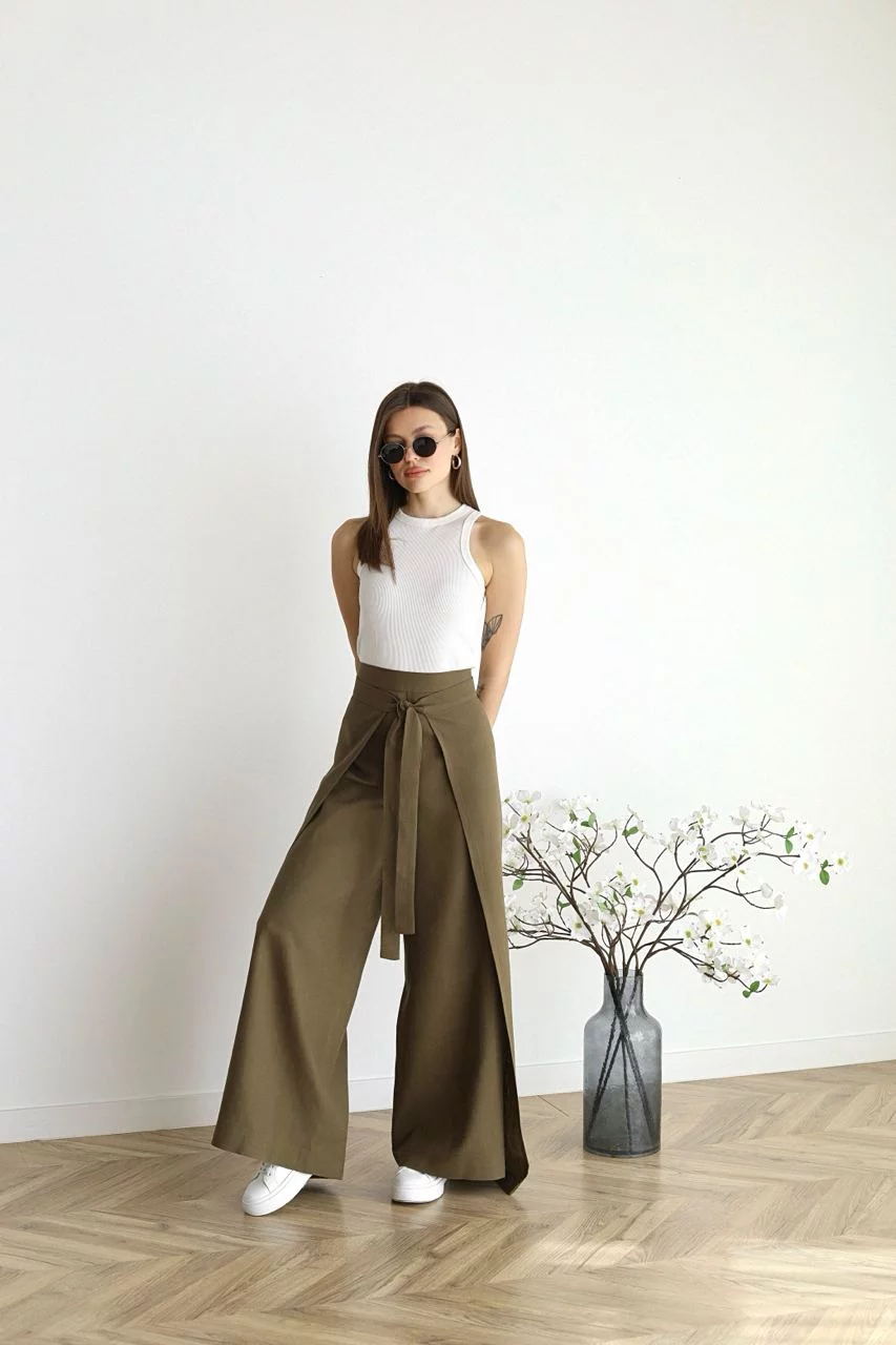 KRISTY - PANTALONES DE LINO SUAVES
