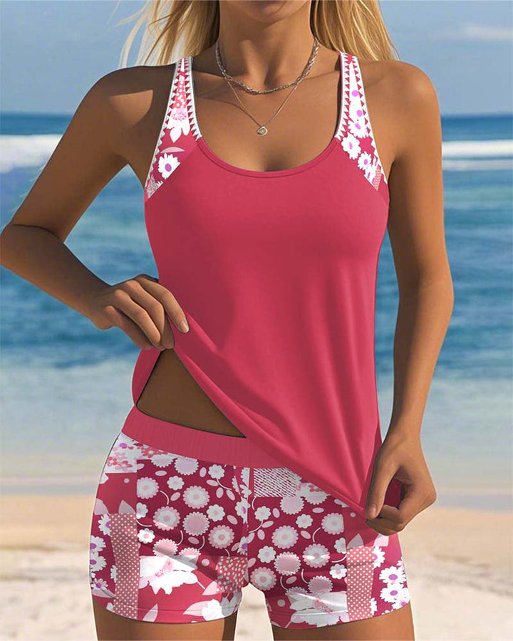 OZEANNA - ESTILO FLORAL DE PLAYA EN DOS PIEZAS